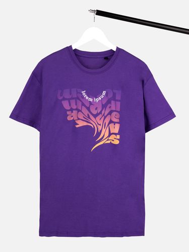 Футболка унисекс T-bolka 140, фиолетовая