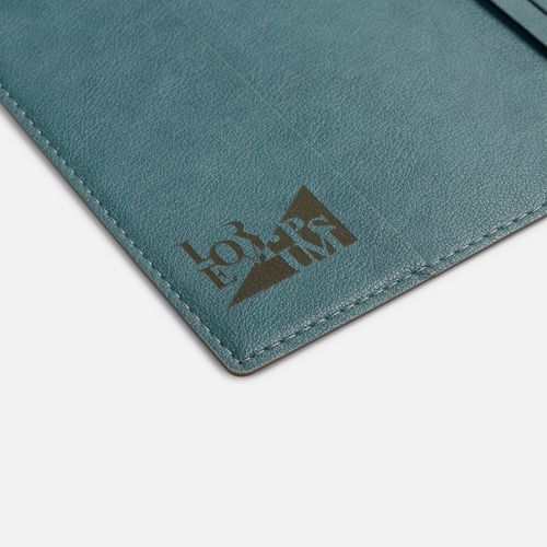 Обложка для паспорта Petrus, голубая