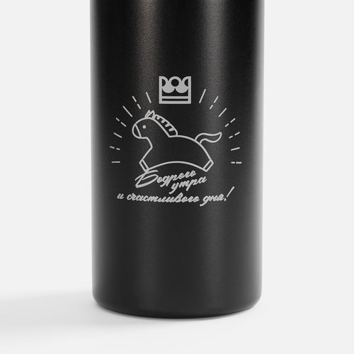 Термостакан Hardproof, черный