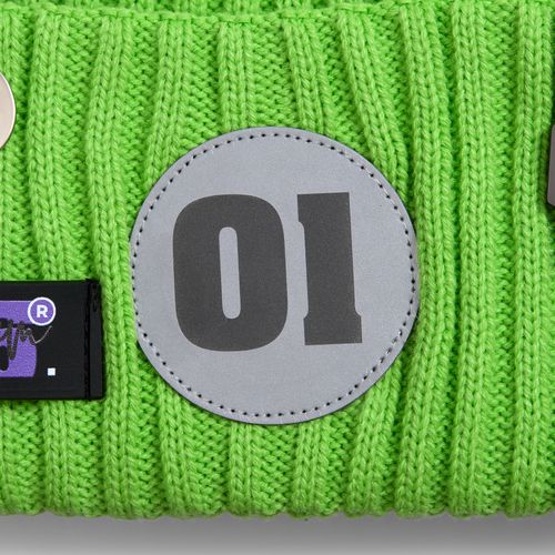 Лейбл светоотражающий Tao Round, L, серый