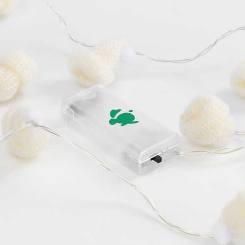 Гирлянда Cosy Poms, белая