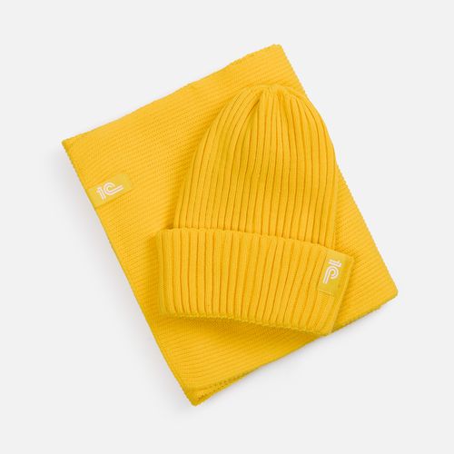 Лейбл тканевый Epsilon, S, желтый