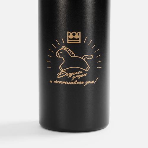 Термостакан Hardproof, черный