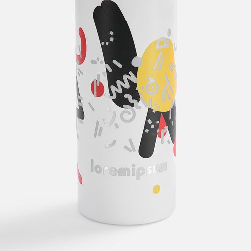 Бутылка для воды Billy Gym, матовая белая