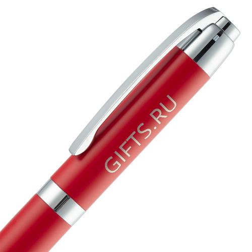Ручка шариковая Razzo Chrome, красная