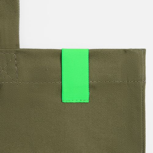 Лейбл тканевый Epsilon, S, зеленый неон