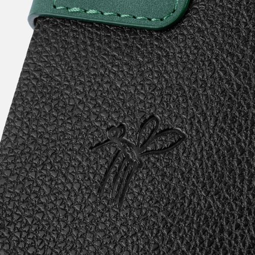 Ежедневник Boom, недатированный, черный с зеленым