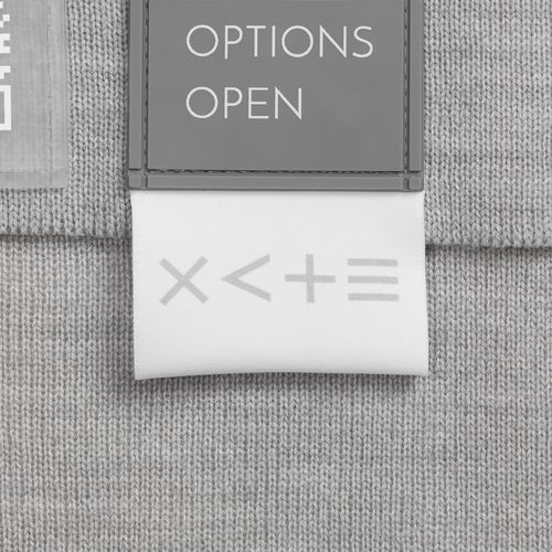 Шарф Bereg, молочный с серым