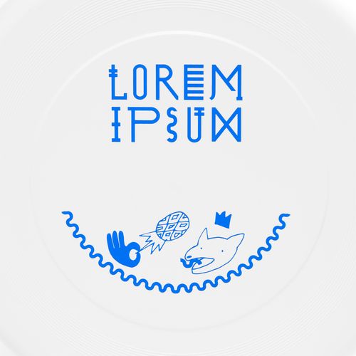 Летающая тарелка-фрисби Cancun, белая