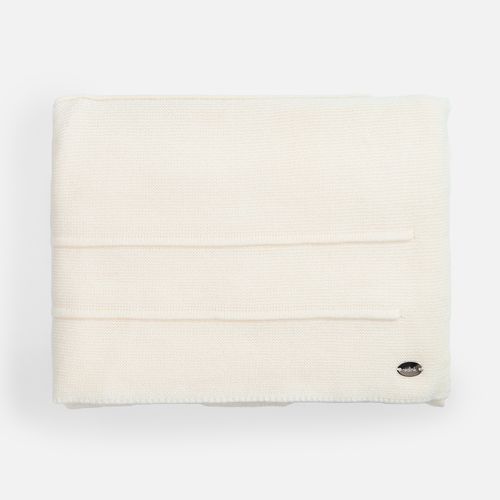 Плед Nessona Alpaca, белый (ванильный)