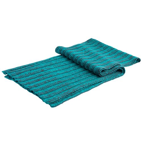 Шарф Chain Multi, бирюзово-серый