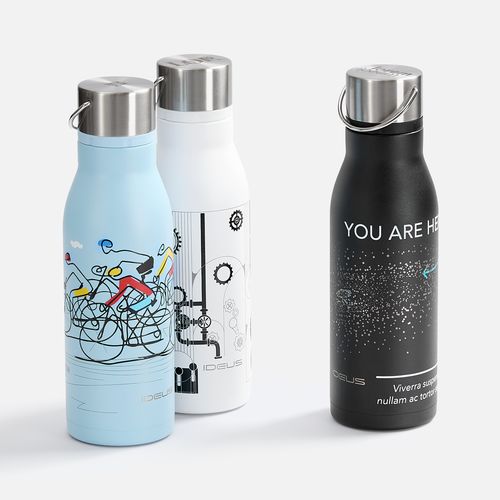 Термобутылка Tabenodo, черная