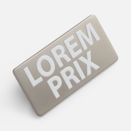 Значок Sanga Matto, серебристый