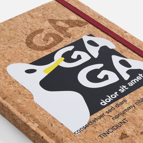 Блокнот Corkfolio, черный