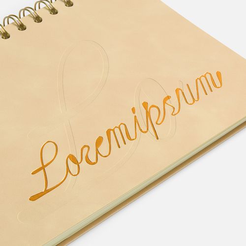 Ежедневник Spiral, недатированный, бежевый