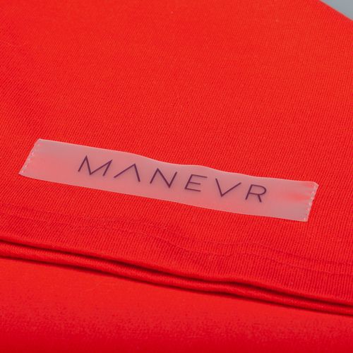 Футболка оверсайз с двойным рукавом Kosmos, красная