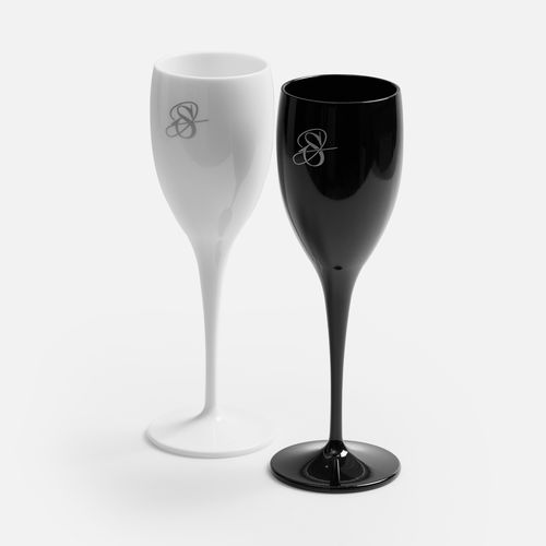 Бокал для шампанского Empresa, черный