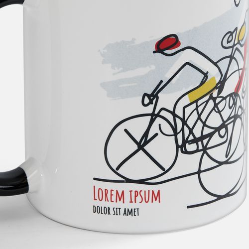 Кружка Promo Plus для сублимационной печати, черная