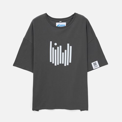 Футболка унисекс оверсайз Crosstown, белая