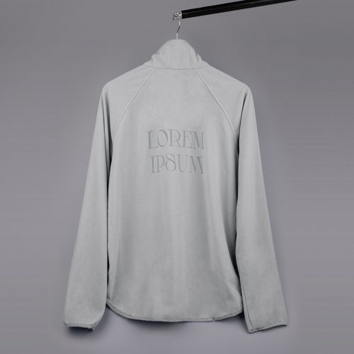 Куртка флисовая унисекс Fliska, светло-серая