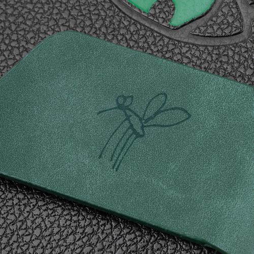 Ежедневник Boom, недатированный, черный с зеленым