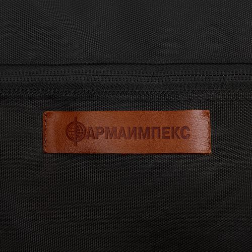 Лейбл кожаный Pasek, S, горчичный