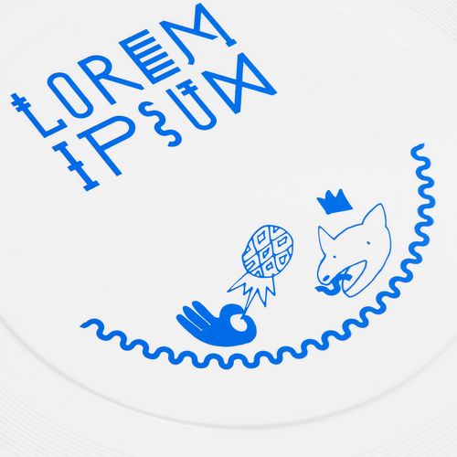 Летающая тарелка-фрисби Cancun, белая