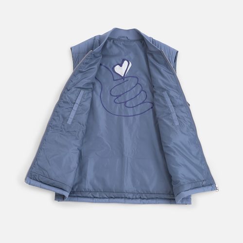 Жилет унисекс Warmbridge, синий (джинс)