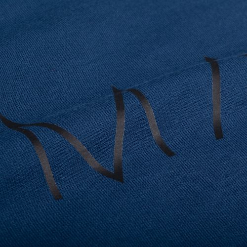 Футболка оверсайз унисекс с капюшоном Neofit, темно-синяя