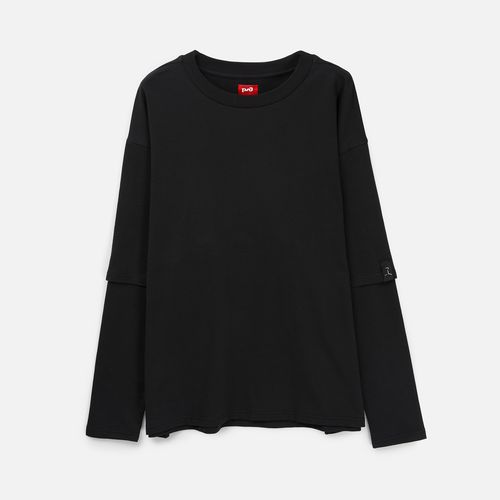 Лейбл тканевый Epsilon, S, черный