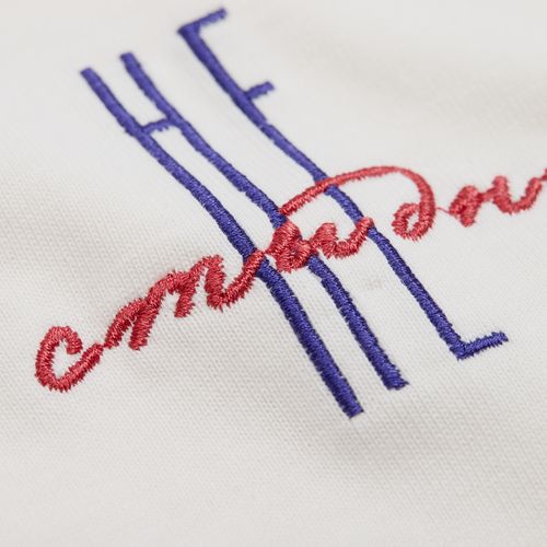 Футболка оверсайз унисекс Sideline, молочно-белая