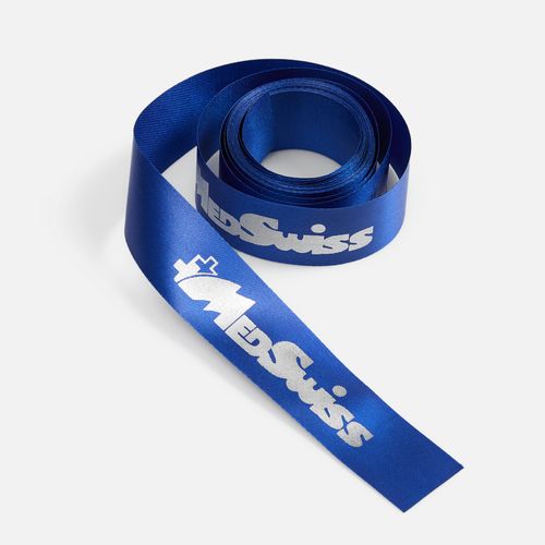 Лента сатиновая Satin 20 XXL, синяя, 250 см