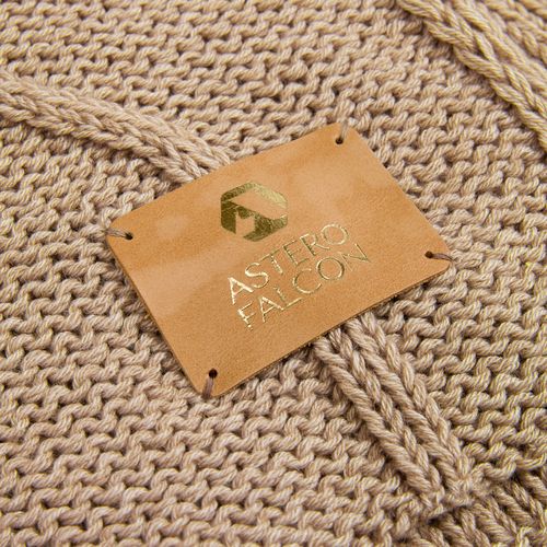 Плед Curve Verve, бежевый меланж