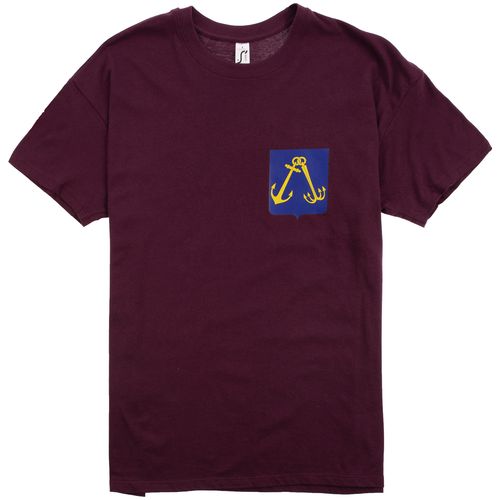 Футболка унисекс Regent 150, бордовая
