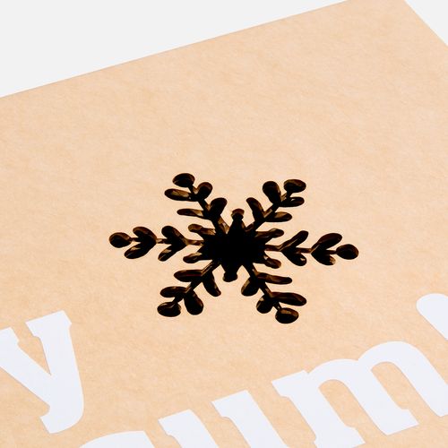 Коробка Matter High Light, крафт с белой ручкой