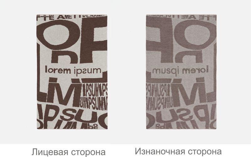 Плед на заказ Tricksy Fint Grand Max, 2 цвета, S, акрил