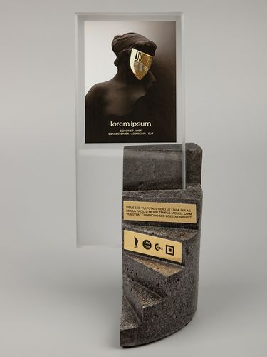 Стела Moon Steps, темно-серая