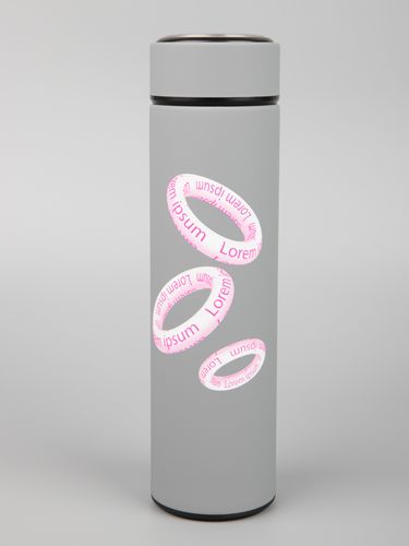 Термос с ситечком Percola, серый