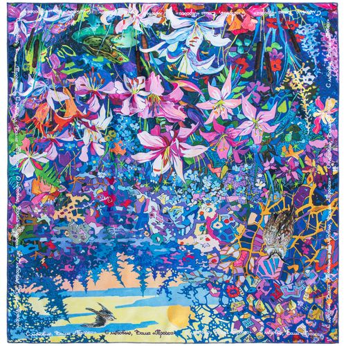 Платок с печатью на заказ ColorSharm, M