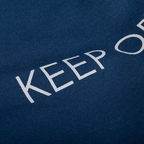 Футболка оверсайз унисекс с капюшоном Neofit, темно-синяя