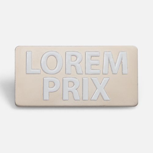 Значок Sanga Matto, серебристый