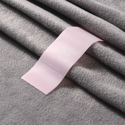 Лента силиконовая Biguna 35 S, прозрачная розовая, 20 см