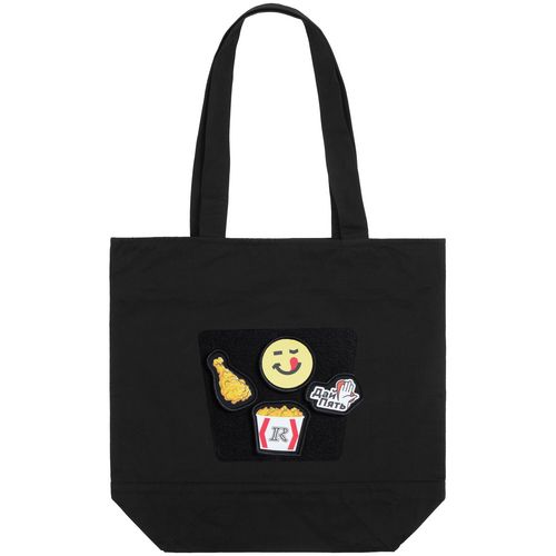 Основа Velkro L для крепления шевронов на липучке, черная