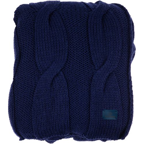 Плед Snefald, темно-синий