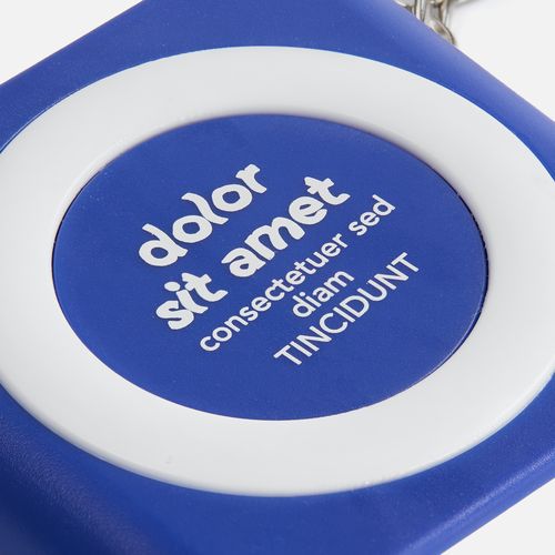 Брелок-фонарик с рулеткой Rule Tool, синий