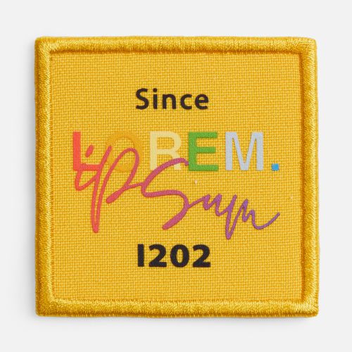 Шеврон из габардина Gabo S, желтый