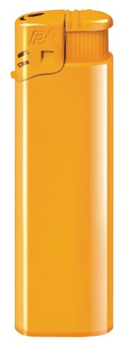 Зажигалка пьезо FLAMECLUB, многоразовая, желтая