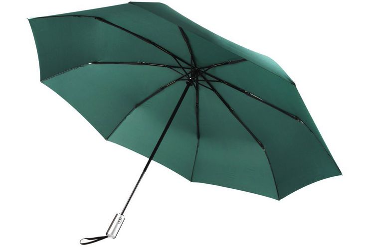 Зонт складной Unit Fiber, зеленый