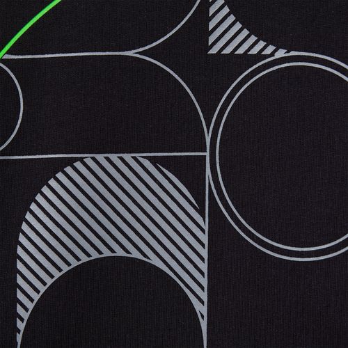 Футболка оверсайз с двойным рукавом Kosmos, черная