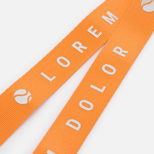 Стропа текстильная Fune 20 M, оранжевый неон, 80 см